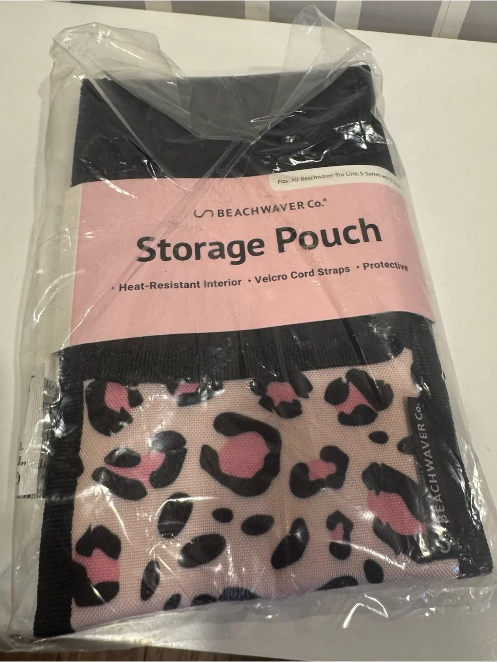 New The Beachwaver Co. Storage Pouch - Pink Catwalk | Hot Tool Storage Bag